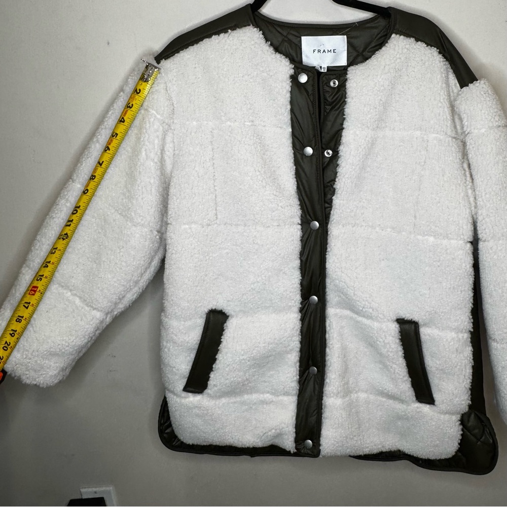 FRAME NWT Oversized Army Liner Jacket - Beautiful and RARE! - Picture 4 of 15